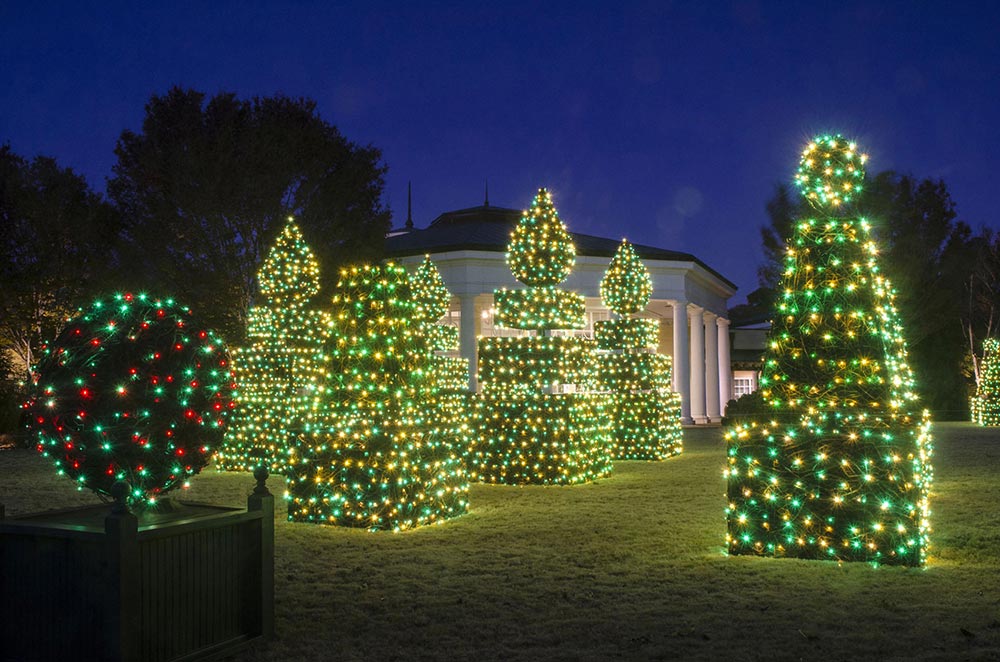 Holiday Lights in Gardens