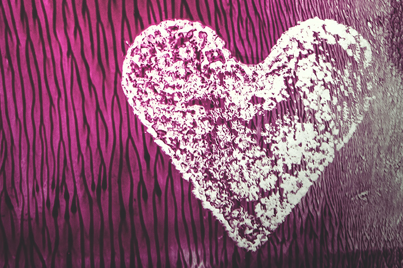 Heart painting